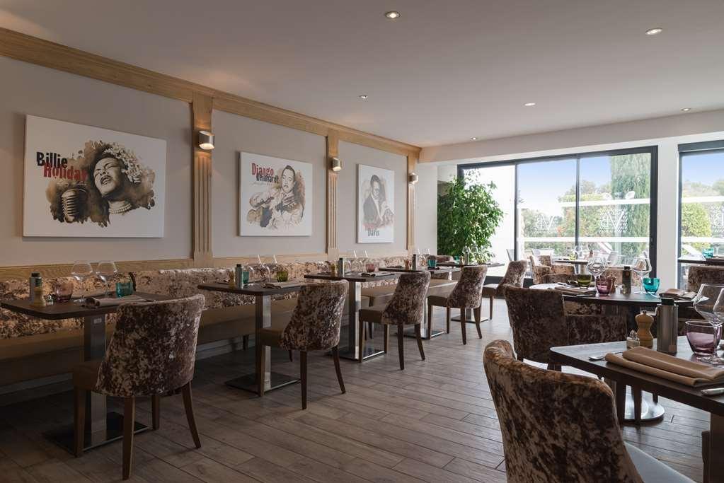 Val Baussenc, The Originals Relais Hotel Мосан ле Алпил Ресторант снимка